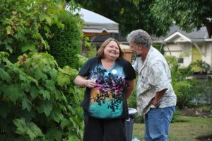 Barb Klinger (left)