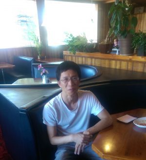 Danny Wong takes a break from his many jobs at East Garden. 