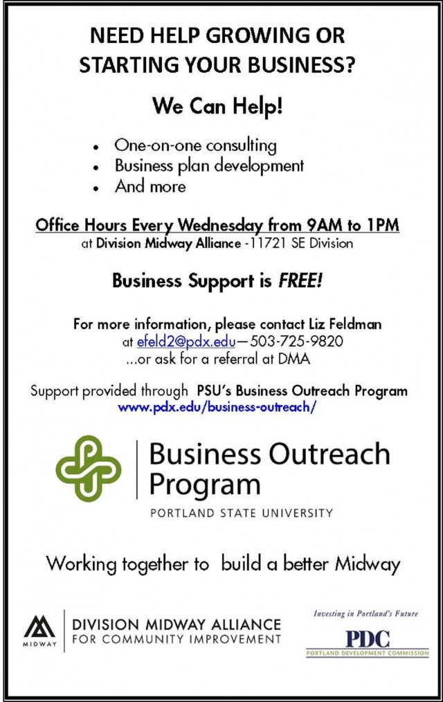 PSU BOP Flyer website